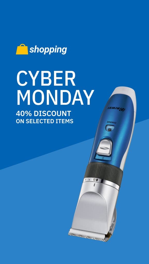 Cyber Monday Blue Shaver Discount