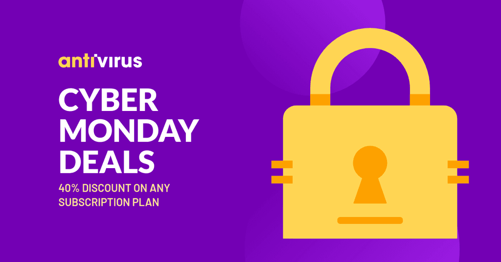 Cyber Monday Antivirus Subscription Deals Facebook Sponsored Message