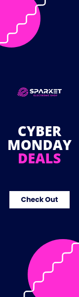 Blue Cyber Monday Pink Deals Wide Skyscraper