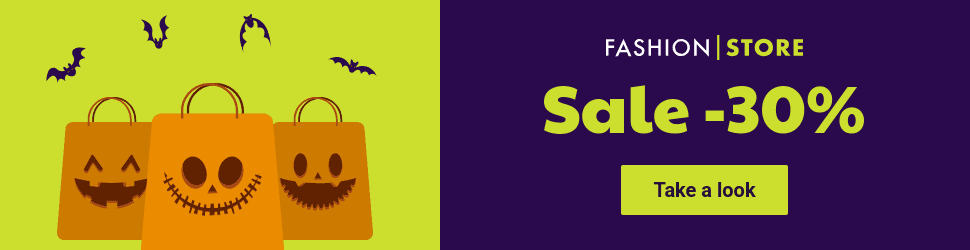 Halloween Shopping Bag Fashion Sale Billboard