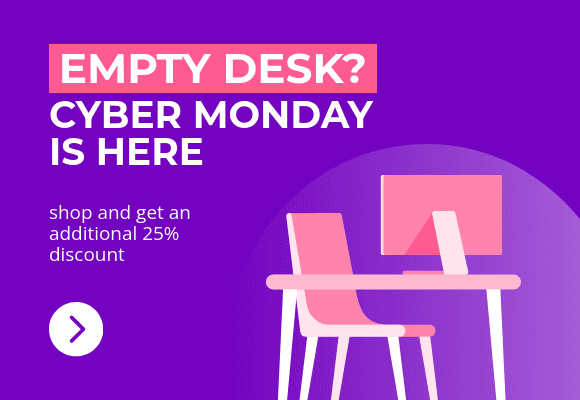 Cyber Monday Empty Desk Discount Netboard
