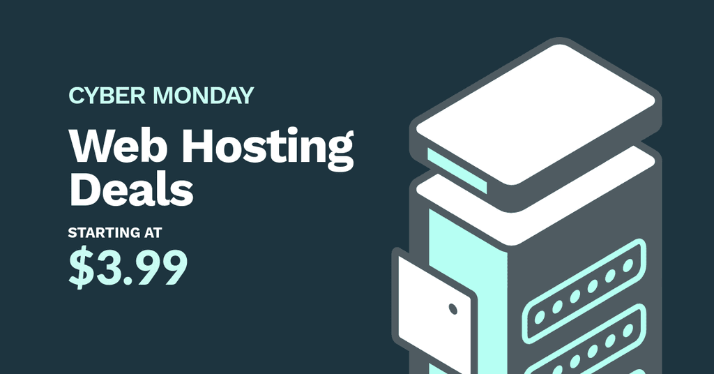 Cyber Monday Web Hosting Deals Facebook Sponsored Message