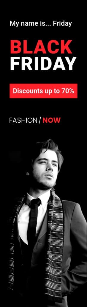 My Name is Black Friday Portrait