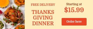 Thanksgiving Dinner Free Delivery Large Mobile