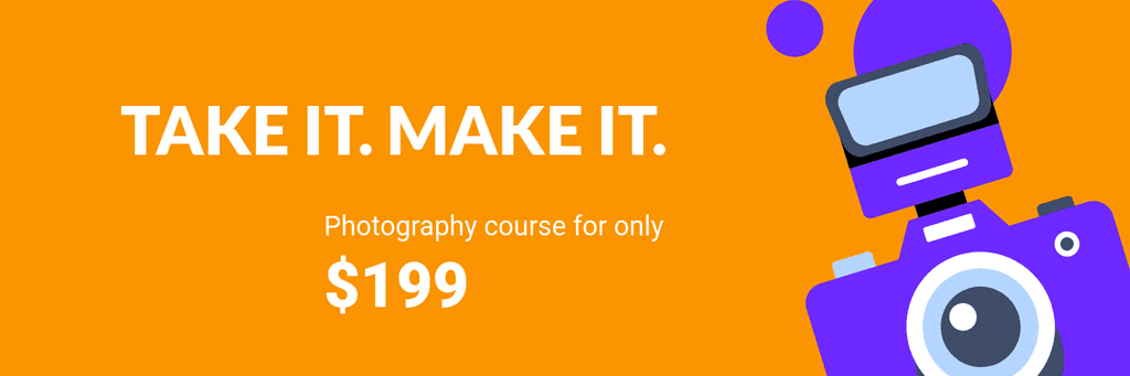 Take It Make It Photography Course X Header