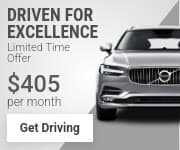 Driven For Excellence Gray Volvo Animated