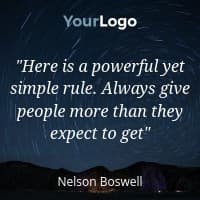 Give People More Quote Small Square