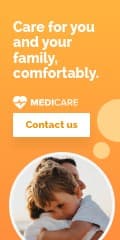 Medical Care for You and Your Family Vertical Banner
