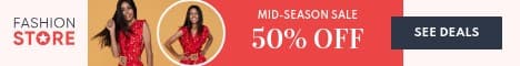 Fashion Store Mid-Season Sale Main Banner