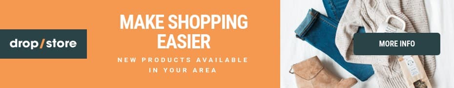 Make Shopping Easier Drop Store Top Banner