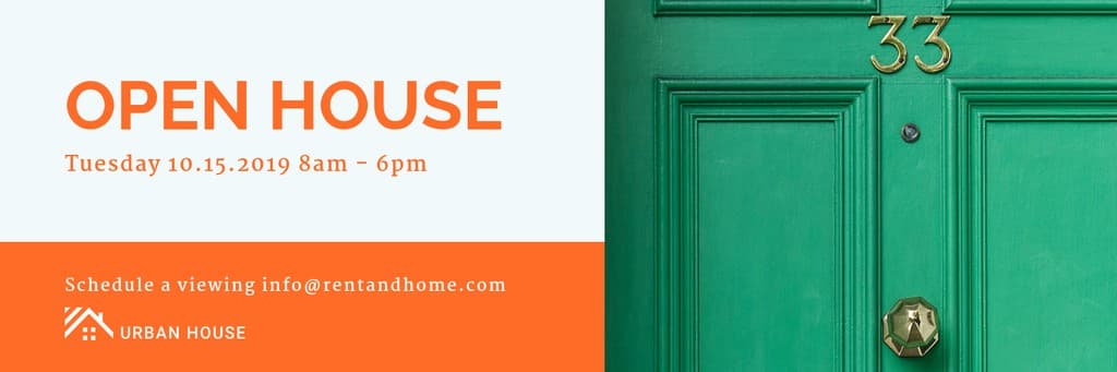 Open House Green Door X Header