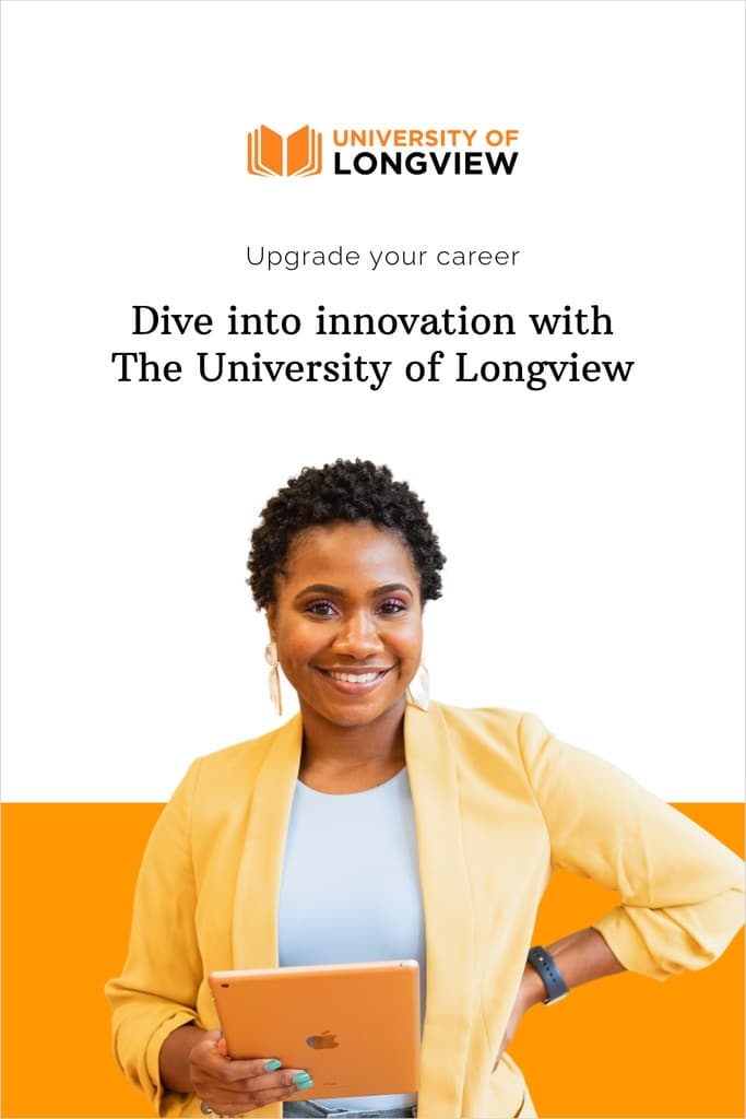 Upgrade Your Career with University Education Pinterest Pin Tall