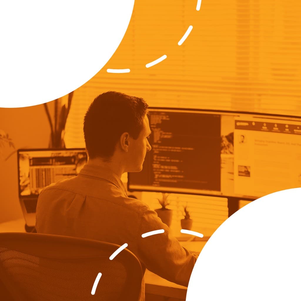 Orange Coding Skills Software Responsive Square Responsive Square Art