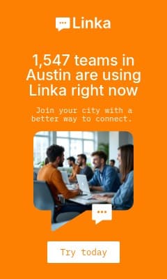 Connect Austin Teams with Linka Animated Vertical Rectangle