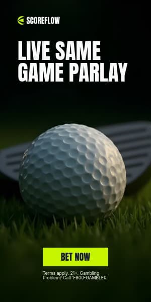 Live Game Parlay Golf Scoreflow Betting Animated Half Page