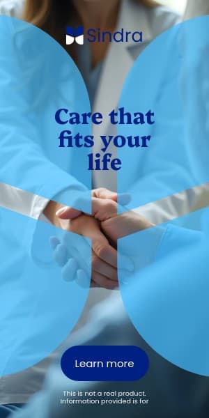 Care that Fits Your Life Sindra Animated Half Page