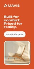 Built for Comfort Mavis Furniture Animated Vertical Banner