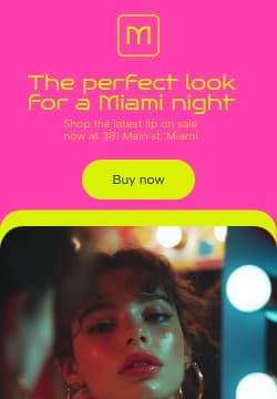Perfect Miami Night Look Mantix Beauty Products Animated Triple Widescreen