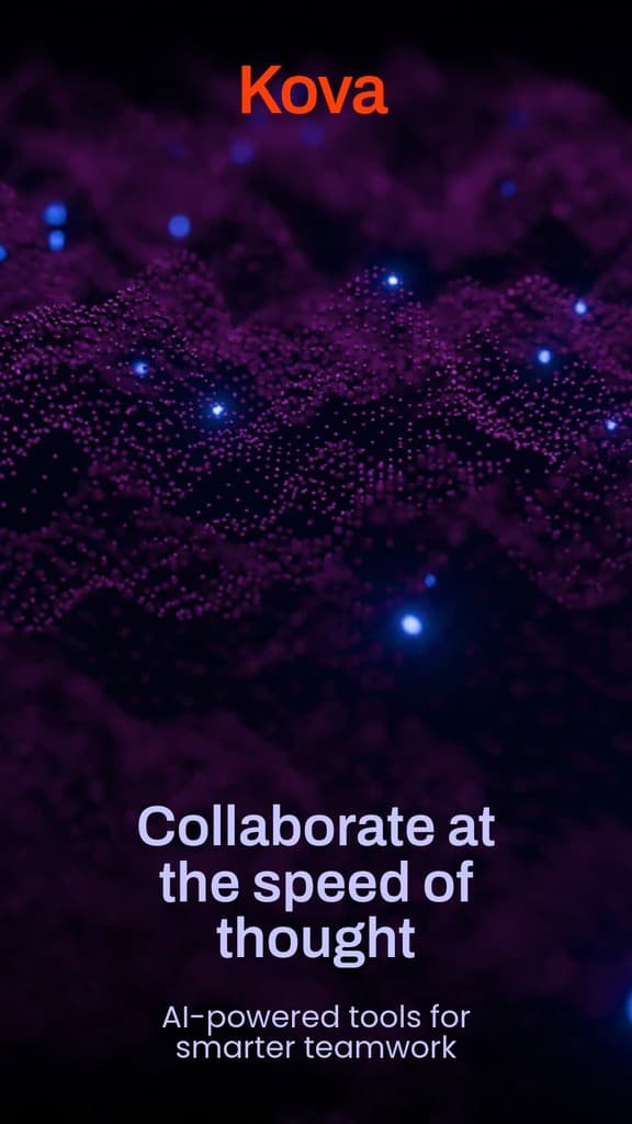 Speed of Thought Kova Software Video Story