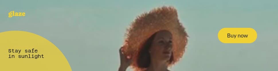 Safe in Sunlight Glaze Skincare Video Billboard