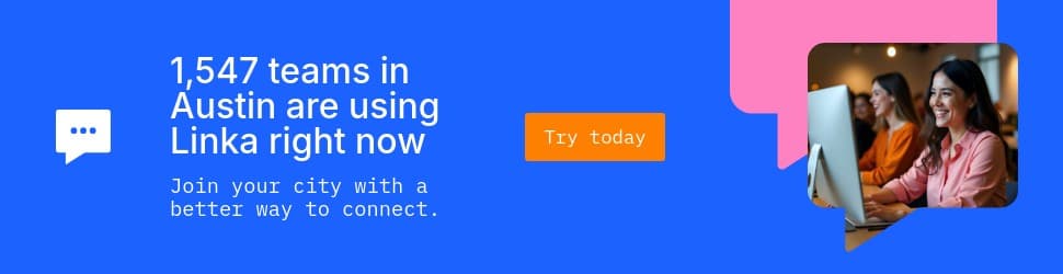 Teams in Austin using Linka Animated Billboard