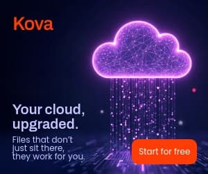 Your Digital Cloud Upgraded Kova Software Animated Inline Rectangle