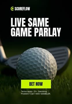 Live Game Parlay Golf Scoreflow Betting Animated Triple Widescreen