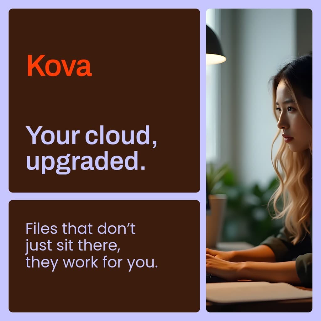 Your Office Cloud Upgraded Kova Software Animated Instagram Post