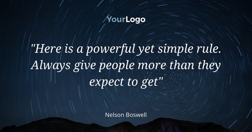 Give People More Quote Facebook Sponsored Message