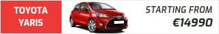 Red Toyota Yaris Automotive Animated