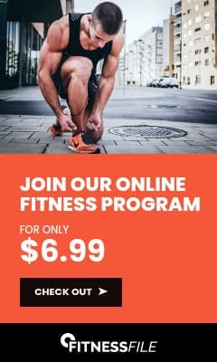 Join Our Online Fitness Program Vertical Rectangle