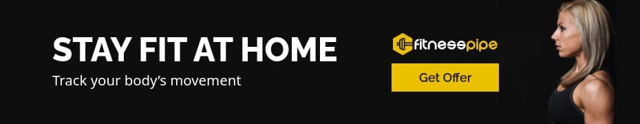 Stay Fit At Home Fitness Top Banner