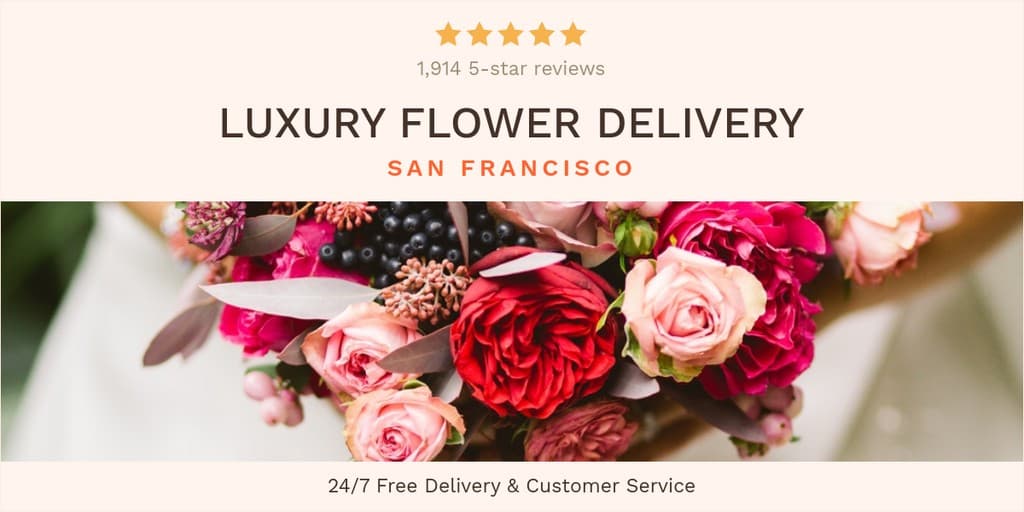Luxury Flower Delivery X Image Post