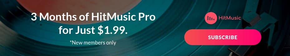 HitMusic Pro Monthly Subscription Top Banner