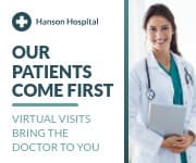 Hospital and Virtual Medical Care Small Rectangle