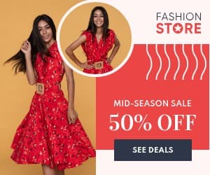 Fashion Store Mid-Season Sale Inline Rectangle