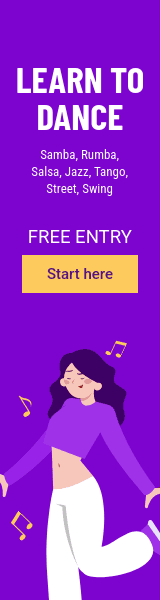 Learn to Dance with Free Entry Wide Skyscraper