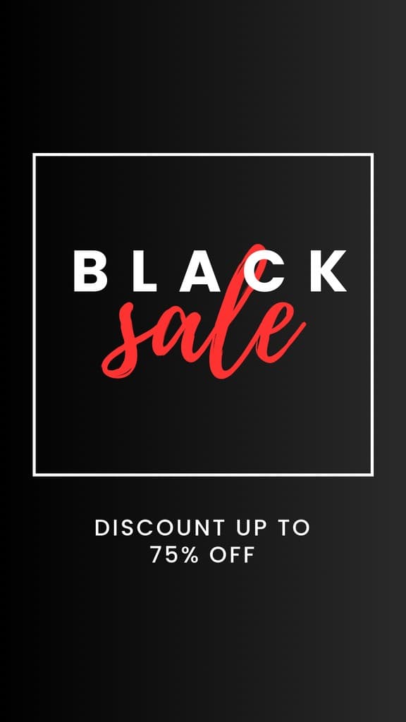 Red Style Black Friday Sale Story