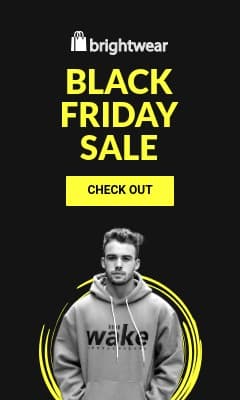Hoodie Black Friday Yellow Sale Vertical Rectangle