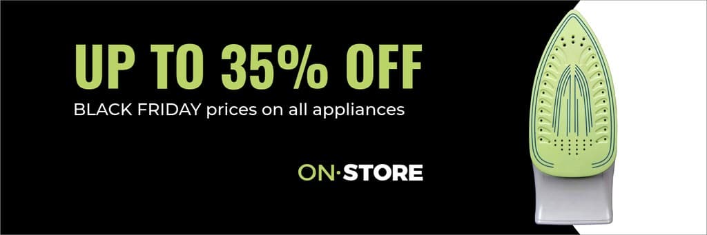 Black Friday Prices on all Appliances X Header