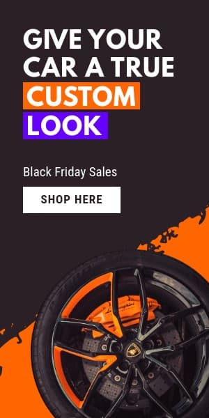 Black Friday Custom Car Rims Half Page