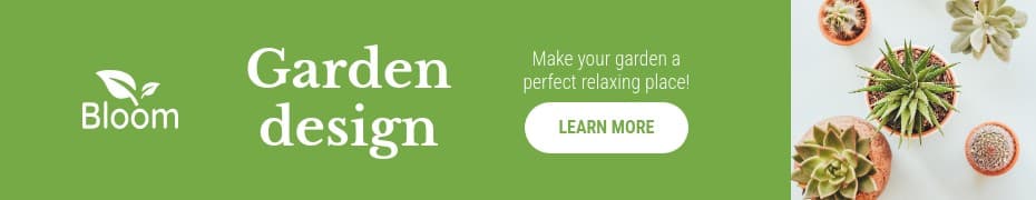 Perfect and Relaxing Garden Design Top Banner