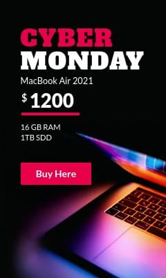 Cyber Monday Colorful MacBook Air Vertical Rectangle