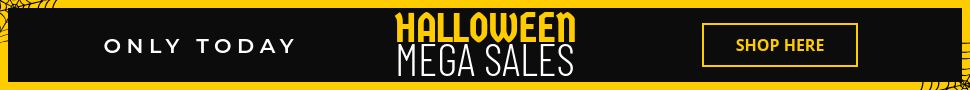 Halloween Mega Sales Only Today Large Leaderboard