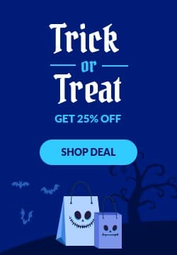 Trick or Treat Halloween Sale Triple Widescreen