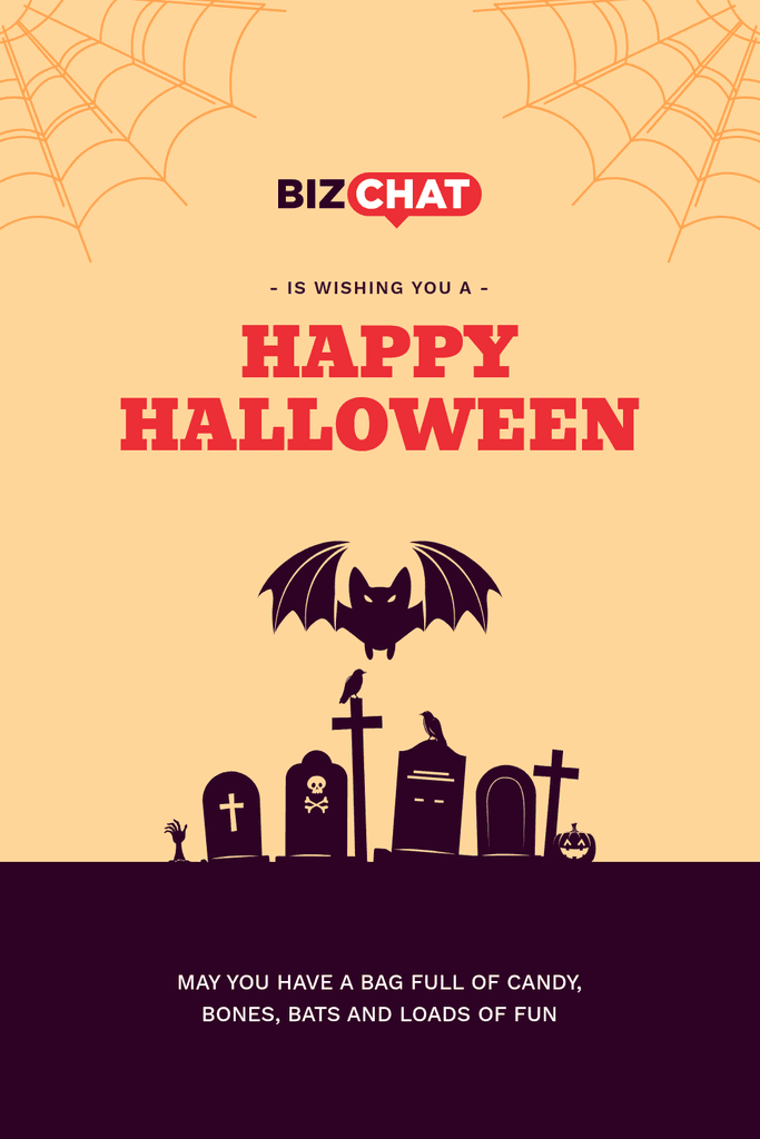 BizChat Wishing Happy Halloween