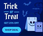 Trick or Treat Halloween Sale Small Rectangle