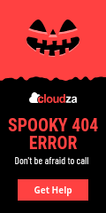 Spooky Halloween 404 Vertical Banner