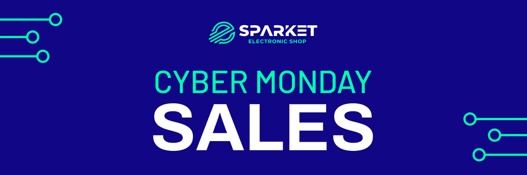 Electronic Shop Cyber Monday Sales X Header