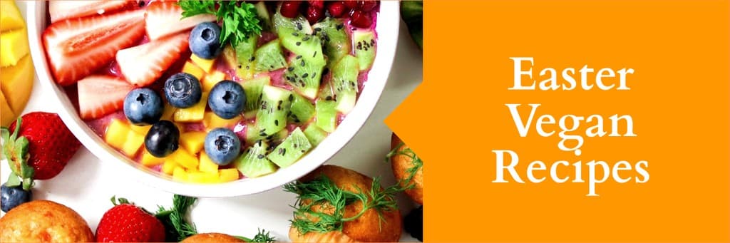 Easter Vegan Recipes X Header